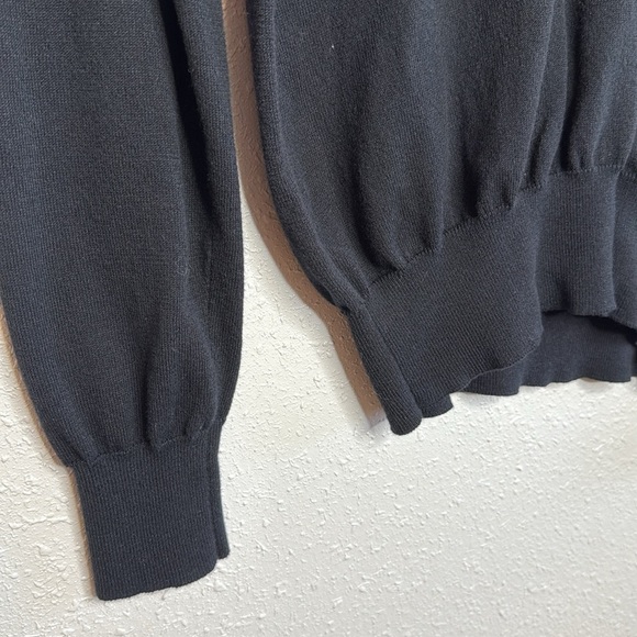 Diesel Men's Classic Black V-Neck Sweater Size XL - Picture 6 of 8